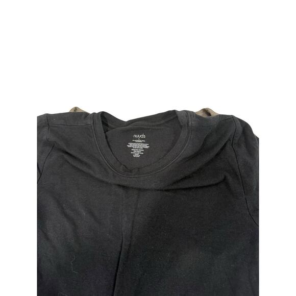 Nuuds Multicolor Short Sleeve Bodysuit Lot Of 5 Soft Basic Minimalist Womens M/L - Picture 4 of 8